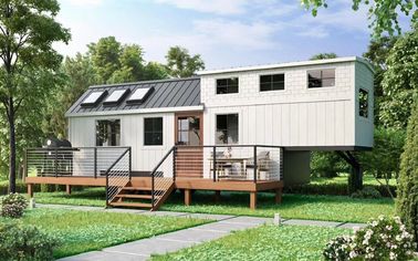 Architectural Light Steel Prefab House / Modern 2 Bedroom Prefab House