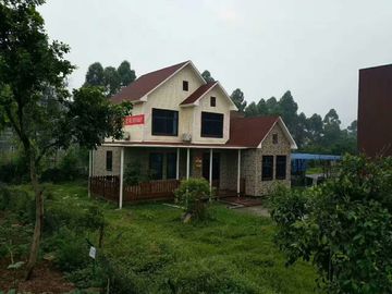 China Cheap Fancy Modern 2-Storey Light Gauge Steel Prefab House LGS Villa