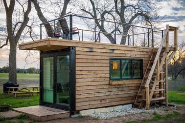 2 Floors Steel Prefab Shipping Container Homes