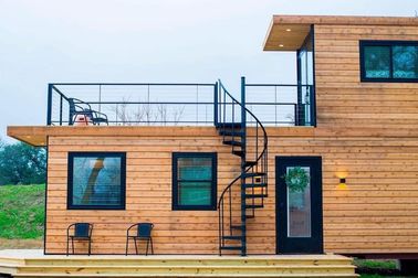 2 Floors Steel Prefab Shipping Container Homes