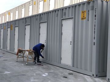 5 Separate Rooms Shipping Container Cabin / Metal Storage Container Houses