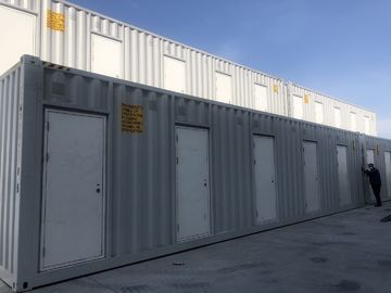 Anti Earthquake Prefab Container Office Thermal Insulation Rescue Worker Living With 5 Separate Rooms
