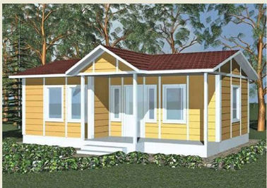 Fire Proof Prefab Prefabricated Villas With Light Gauge Steel Anti Earth Quake