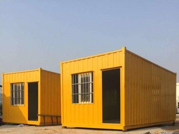 Swimming Pool Ready Made Shipping Container Homes 40 Feet Steel Structure Frame