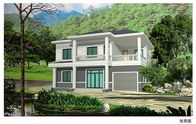 2 Floors Light Steel Structure House Countryside For Residence Long Life
