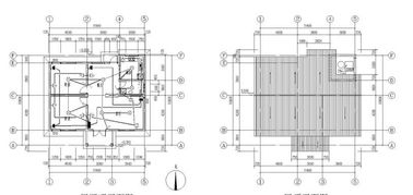 Prefab Light Gauge Steel House / Light Steel Villa House 12mm OSB Board