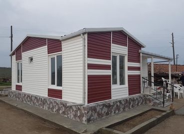 2 Bedroom Prefab House 60m2 G550 Light Steel Frame Windproof Luxury