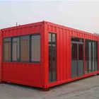 Swimming Pool Ready Made Shipping Container Homes 40 Feet Steel Structure Frame