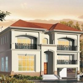 Prefab Light Steel Villa House Steel Structure Residential Environmental