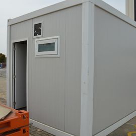 Modern Steel Two Doors Flat Pack Container House For Public Shower Room