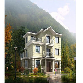 Movable Luxury Steel Frame Homes Cement Floor PVC Or Wood Side Panels