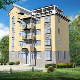 Luxury 3 Story Prefab Homes Villa Structure House Prefabricated Modular