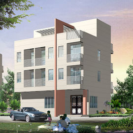 Steel Frame Prefab Modular Homes / Prefabricated Modular House Snow Load