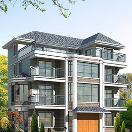 Steel Frame Prefab Modular Homes / Prefabricated Modular House Snow Load
