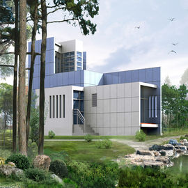 China Cheap Fancy Modern 2-Storey Light Gauge Steel Prefab House LGS Villa