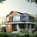 Modern Light Steel Prefab House With Basement / High Rise Light Steel Villa House