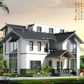 2 Storey Prefab Homes Plans Villa Light Steel Frame Sandwich Panel