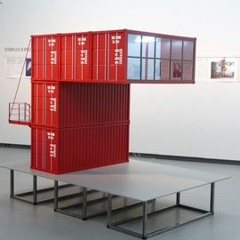 Anti Earthquake Prefab Metal House Kits Customized Steel Structure Frame With Open Balcony