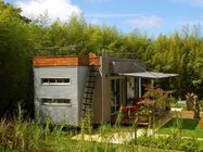 Holiday Resort Prefab Shipping Container Cabin With Extanding Open Area