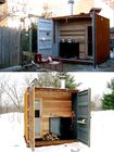 Movable Shipping Container Cabin / Multi Level Shipping Container House Office Public Toilet