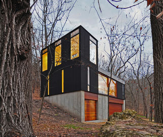 Anti Earthquake Prefabricated Steel House House / Flat Pack Container