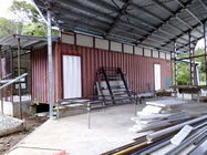 Small Shipping Container Homes With Balcony 20ft Steel Thickness 3mm Column Insulation