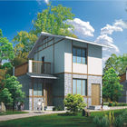 Prefabricated Houses Villa In High-End Resort Prefabricated Steel Frame House steel frame home / restaurant