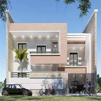 4 Rooms 2 Layers Prefab 318m2 Light Gauge Steel House