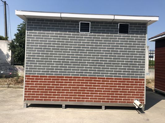 2 Rooms Double Layer Windows 10m2 Prefabricated Modular Toilets