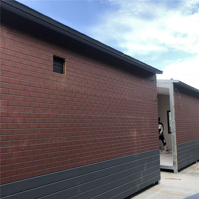 110km/H Windproof Fireproof A Grade 100mm Steel Prefab Modular Homes
