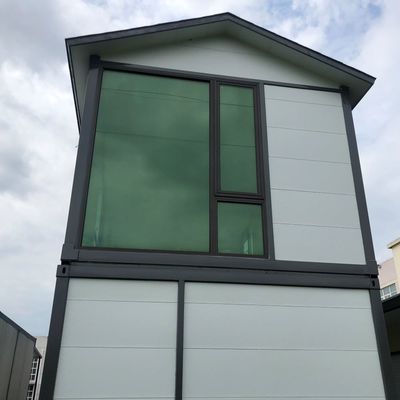 50m2  3mm Column 40ft Two Bedroom Light Steel Prefab House