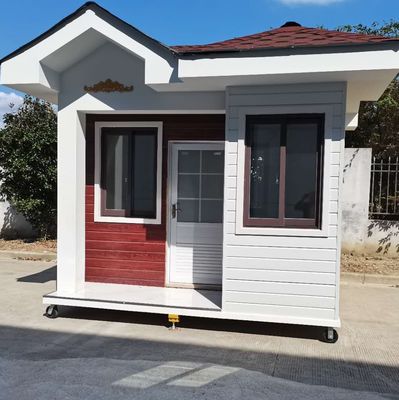 Customized 10m2 Portable Toilet With The Glass Door And Double Layer Glass Window