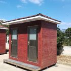 Customized 10m2 Portable Toilet With The Glass Door And Double Layer Glass Window