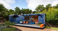 2 Bedroom Temporary  Light Steel Prefab House With Rockwool Insulation