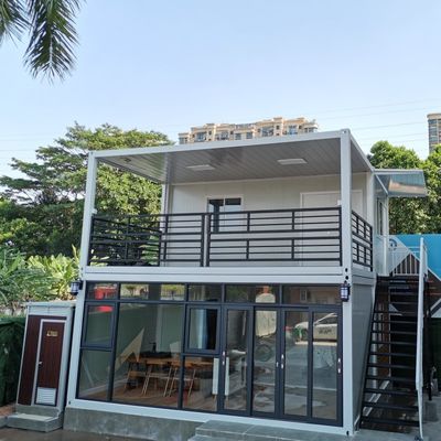 Carport Prebuilt 2 Bedroom 40ft Shipping Container Modular Home