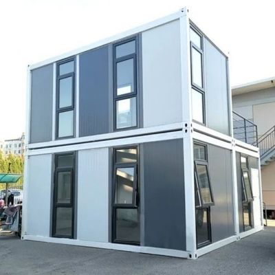 Galvanized 100mm Sandwich Panel Modern Prefab Cargo Container Homes