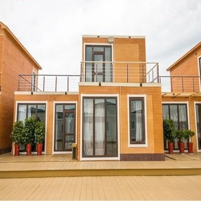 Galvanized 100mm Sandwich Panel Modern Prefab Cargo Container Homes