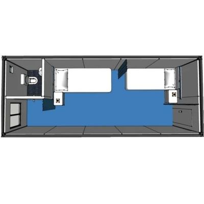 20ft 40ft Quick Install Modular Cabin Emergency Hospital