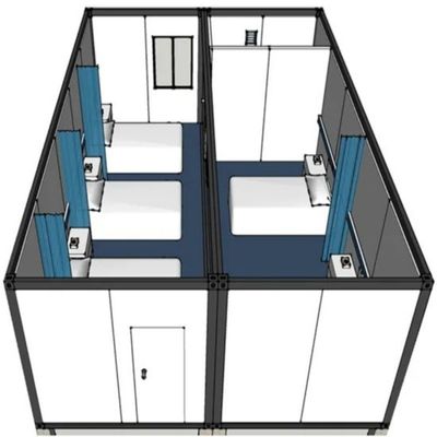 20ft 40ft Quick Install Modular Cabin Emergency Hospital