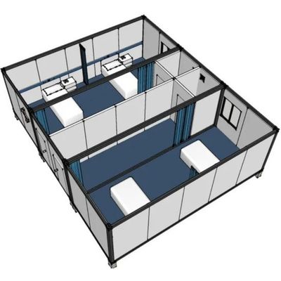 20ft 40ft Quick Install Modular Cabin Emergency Hospital