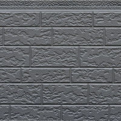 383mm Width Large Brick Decorative Fireproof B2 Insulated PU Sandwich Panels