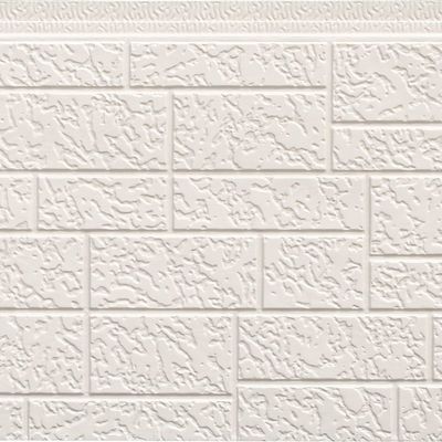 B2 Fireproof Stone Pattern Decorative Polyurethane Sandwich Wall Panels