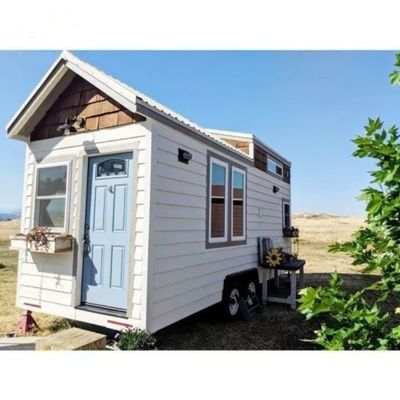 2 Story Prefabricated Light Steel Srtucture Tiny House On Wheels