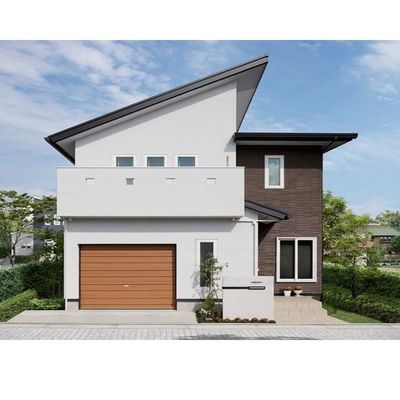 Q235 Residential Vacation Prefabricated Light Gauge Steel Villa House