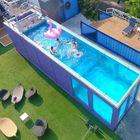40 Feet Artificial Steel Structure Surfable Shipping Container Swimming Pool