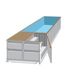 20ft 40ft Outdoor Above Ground Mobile Prefab Shipping Container Swimming Pool