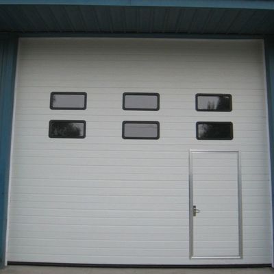 External 0.5m/S Steel Sandwich Overhead Industrial Garage  Roller Doors