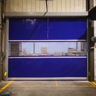 2m/S 1.5KW PVC Curtain Industrial Sectional Overhead Door For Warehouse