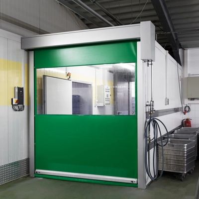 Automatic Fast PVC Speed Rolling Folding Shutter Industrial Sectional Doors