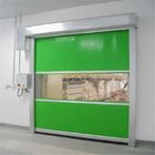 2m/S Opening Rolling PVC Fast Action Rapid Rise Industrial Sectional Doors For Interior